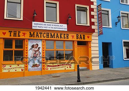 Stock Image - The Famous Matchmaker Bar; Lisdoonvarna County Clare Ireland. Fotosearch