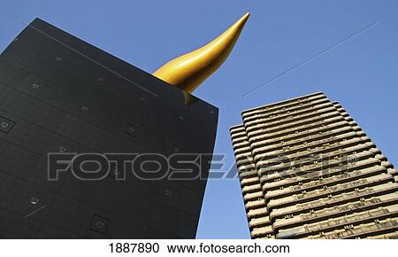Stock Image - The Flamme D'or Building And Neighboring Office Building. Fotosearch
