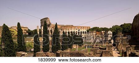 The Flavian Amphitheater (Colosseum); Rome, Italy View Large Photo Image Stock Photo - The Flavian Amphitheater (Colosseum); Rome, Italy. Fotosearch