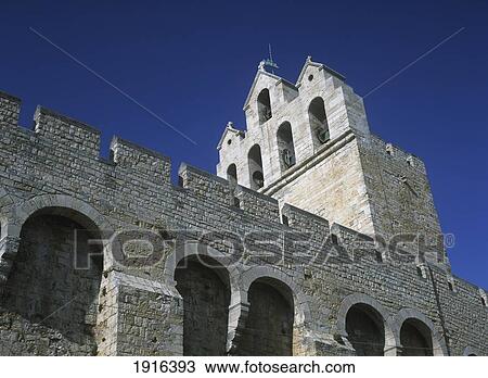The Fortified Church Of Stes Maries View Large Photo Image Stock Image - The Fortified Church Of Stes Maries. Fotosearch