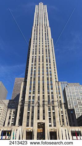 The GE Building, part of the Rockefeller Center, Manhattan; New York City, New York, United States of America View Large Photo Image Stock Image - The GE Building, part of the Rockefeller Center, Manhattan; New York City, New York, United States of America. Fotosearch