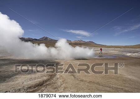 Picture - The Geysers Del Tatio. Fotosearch