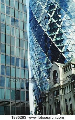 The Gherkin And Neighboring Buildings, London View Large Photo Image Stock Image - The Gherkin And Neighboring Buildings, London. Fotosearch