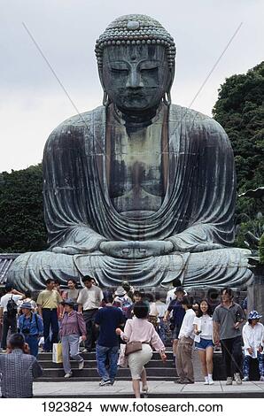 Picture - The Great Buddha (Daibutsu). Fotosearch