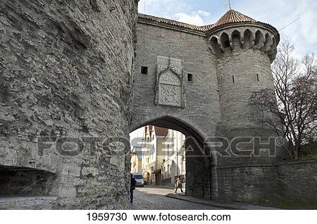 The Great Coastal Gate, Tallinn, Estonia View Large Photo Image Stock Image - The Great Coastal Gate, Tallinn, Estonia. Fotosearch