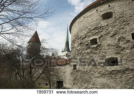 Stock Image - The Great Coastal Gate, Tallinn, Estonia. Fotosearch