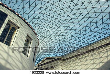 Stock Photo - The Great Court Of The British Museum. Fotosearch