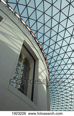 Stock Photograph - The Great Court Of The British Museum. Fotosearch