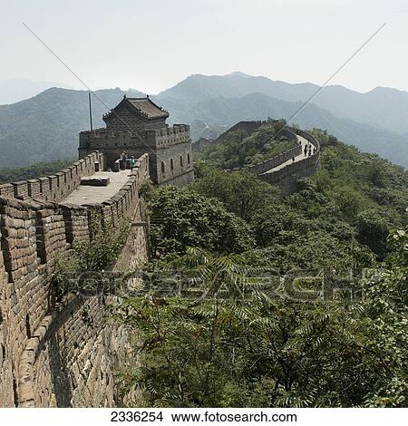Picture - The Great Wall Of China; Beijing, China. Fotosearch