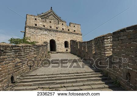 The Great Wall Of China; Beijing, China View Large Photo Image Stock Photo - The Great Wall Of China; Beijing, China. Fotosearch