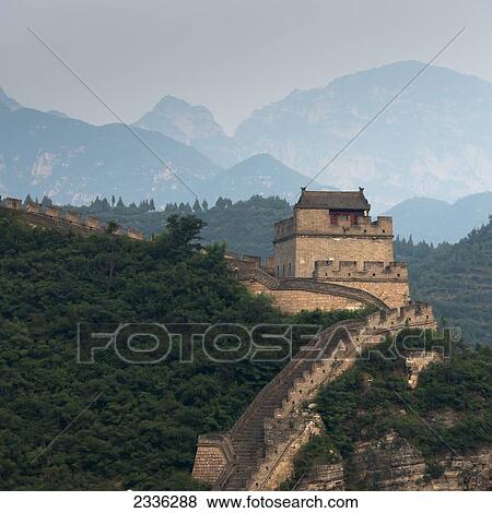 The Great Wall Of China; Beijing, China View Large Photo Image Stock Photo - The Great Wall Of China; Beijing, China. Fotosearch
