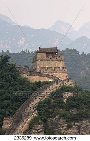 Stock Photo - The Great Wall Of China; Beijing, China. Fotosearch