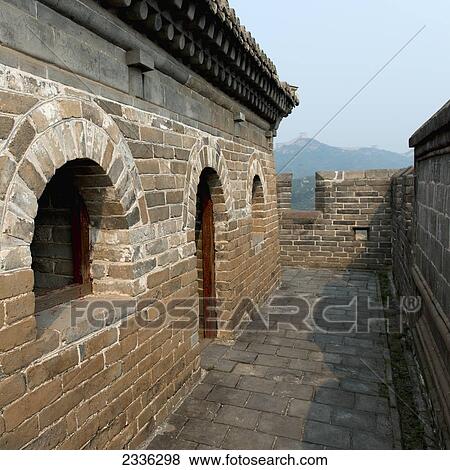 The Great Wall Of China; Beijing, China View Large Photo Image Stock Photo - The Great Wall Of China; Beijing, China. Fotosearch