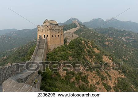 The Great Wall Of China; Beijing, China View Large Photo Image Stock Photograph - The Great Wall Of China; Beijing, China. Fotosearch