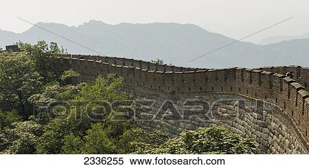 The Great Wall Of China; Beijing, China View Large Photo Image Stock Photography - The Great Wall Of China; Beijing, China. Fotosearch