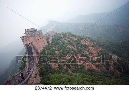 The Great Wall of China; China View Large Photo Image Stock Image - The Great Wall of China; China. Fotosearch
