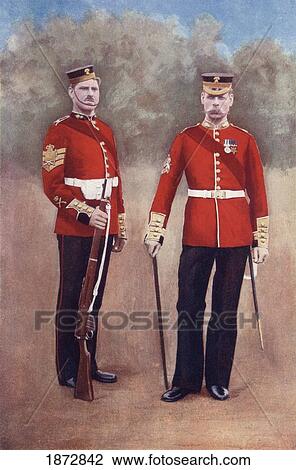 The Grenadier Guards In Uniform Of The Late 19Th Century. From South Africa And The Transvaal War, By Louis Creswicke, Published 1900. View Large Photo Image Stock Image - The Grenadier Guards In Uniform Of The Late 19Th Century. From South Africa And The Transvaal War, By Louis Creswicke, Published 1900.. Fotosearch