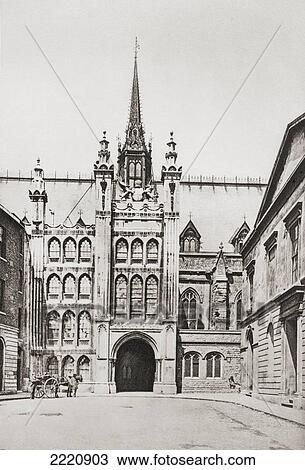 The Guildhall, London, England In The Late 19Th Century. From London, Historic And Social, Published 1902. View Large Photo Image Stock Image - The Guildhall, London, England In The Late 19Th Century. From London, Historic And Social, Published 1902.. Fotosearch