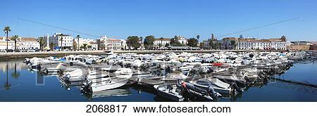 Stock Photo - The Harbour; Faro Algarve Portugal. Fotosearch