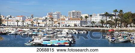 Stock Photography - The Harbour; Faro Algarve Portugal. Fotosearch