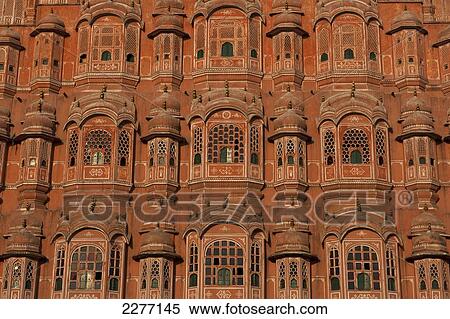 Stock Photography - The Hawa Mahal (Palace of the Winds), Jaipur, India.. Fotosearch