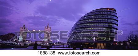 The Headquarters Of The Gla (Greater London Authority) With Tower Bridge In The Background, The Southbank. View Large Photo Image Stock Photo - The Headquarters Of The Gla (Greater London Authority) With Tower Bridge In The Background, The Southbank.. Fotosearch
