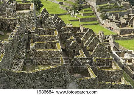 The Historic Inca Site Machu Picchu; Peru View Large Photo Image Picture - The Historic Inca Site Machu Picchu; Peru. Fotosearch