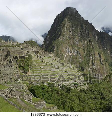 The Historic Inca Site Machu Picchu; Peru View Large Photo Image Stock Image - The Historic Inca Site Machu Picchu; Peru. Fotosearch