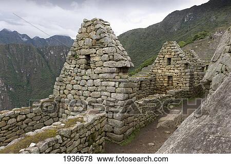Stock Photo - The Historic Inca Site Machu Picchu; Peru. Fotosearch