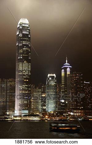 Stock Photograph - The Ifc2 Tower And Cityscape. Fotosearch