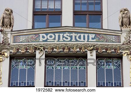 The Insurance Building, Prague, Czech Republic View Large Photo Image Stock Image - The Insurance Building, Prague, Czech Republic. Fotosearch