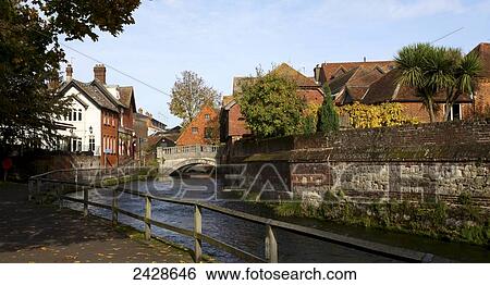 The Itchen River; Winchester, Hampshire, England View Large Photo Image Stock Photograph - The Itchen River; Winchester, Hampshire, England. Fotosearch