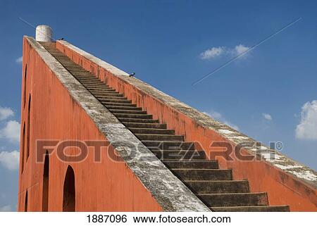 The Jantar Mantar Observatory, Low Angle View View Large Photo Image Stock Photograph - The Jantar Mantar Observatory, Low Angle View. Fotosearch