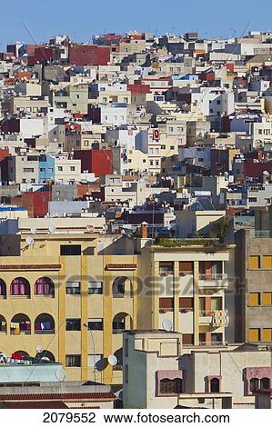 Stock Image - The Kasbah; Tangiers Morocco. Fotosearch