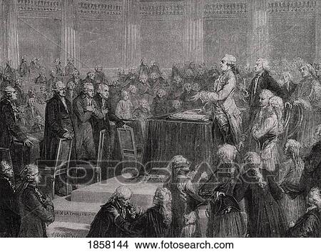The King Accepts And Swears To The Constitution. 14 September 1791. Louis Xvi 1754-1793. King Of France 1774-1792. Engraved By Meyer-Heine After De La Charlerie. From Histoire De La Revolution Francaise By Louis Blanc. View Large Photo Image Picture - The King Accepts And Swears To The Constitution. 14 September 1791. Louis Xvi 1754-1793. King Of France 1774-1792. Engraved By Meyer-Heine After De La Charlerie. From Histoire De La Revolution Francaise By Louis Blanc.. Fotosearch