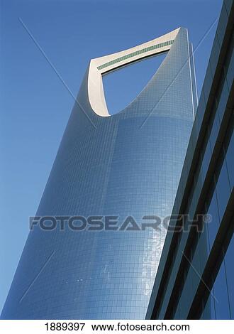 Stock Photo - The Kingdom Centre, Close Up. Fotosearch