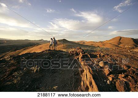 Stock Photo - The Koakoland Desert; Namibia. Fotosearch