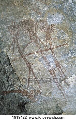The Kolo Cave Paintings Studied áá View Large Photo Image Stock Image - The Kolo Cave Paintings Studied áá. Fotosearch