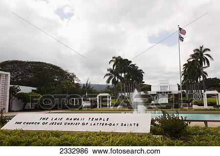 The Laie Hawaii Temple, Church of Jesus Christ of Latter Day Saints; Honolulu, Oahu, Hawaii, United States of America View Large Photo Image Stock Photograph - The Laie Hawaii Temple, Church of Jesus Christ of Latter Day Saints; Honolulu, Oahu, Hawaii, United States of America. Fotosearch