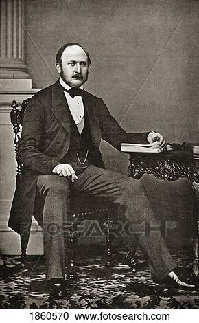 Stock Image - The Last Portrait Of H. R. H. The Prince Consort, 1819-1861. From The Book V. R. I. Her Life And Empire By The Marquis Of Lorne, K. T. Now His Grace The Duke Of Argyll.. Fotosearch