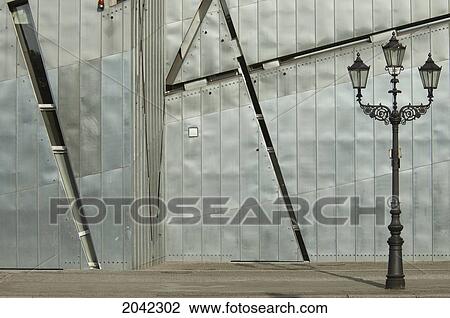 Stock Image - The Libeskind Building Of The Jewish Museum, Berlin, Germany. Fotosearch