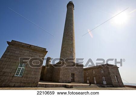 Stock Photo - The lighthouse at Gatteville-le-Phare, Normandy, France. Fotosearch