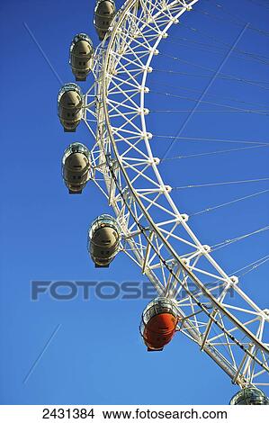 Picture - The London Eye Ferris Wheel; London, England. Fotosearch