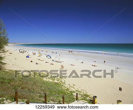 Stock Photo - The main beach at Broome in the Kimberley region of Northwestern Australia; Kimberley, Australia. Fotosearch