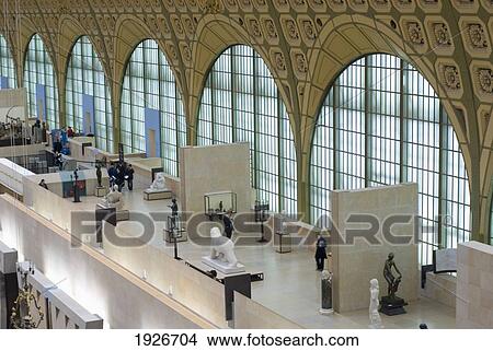 The Main Hall Of The Musee D'orsay Art Gallery, Paris, France View Large Photo Image Picture - The Main Hall Of The Musee D'orsay Art Gallery, Paris, France. Fotosearch