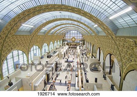 The Main Hall Of The Musee D'orsay, Paris, France View Large Photo Image Picture - The Main Hall Of The Musee D'orsay, Paris, France. Fotosearch