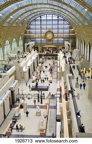The Main Hall Of The Musee D'orsay, Paris, France View Large Photo Image Stock Image - The Main Hall Of The Musee D'orsay, Paris, France. Fotosearch