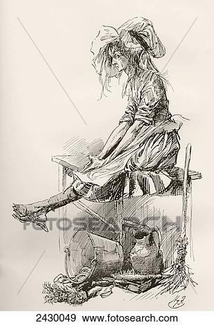 The Marchioness. Illustration by Harry Furniss for the Charles Dickens novel The Old Curiosity Shop, from The Testimonial Edition, published 1910. View Large Photo Image Stock Photo - The Marchioness. Illustration by Harry Furniss for the Charles Dickens novel The Old Curiosity Shop, from The Testimonial Edition, published 1910.. Fotosearch