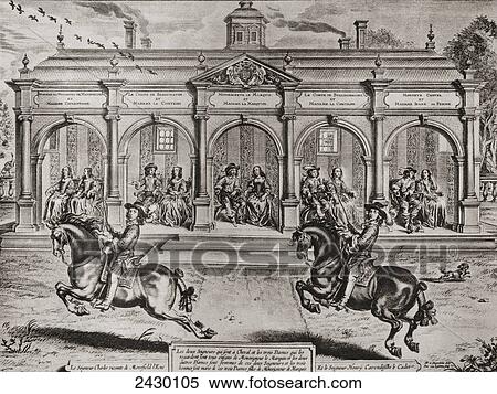 Stock Photography - The Marquess and Marchioness of Newcastle with their family, in the foreground are the Marquess's sons, Charles, Viscount Mansfield and Henry Cavendish, later 2nd Duke of Newcastle. William Cavendish, 1st Duke of Newcastle-upon-Tyne, 1592. Fotosearch