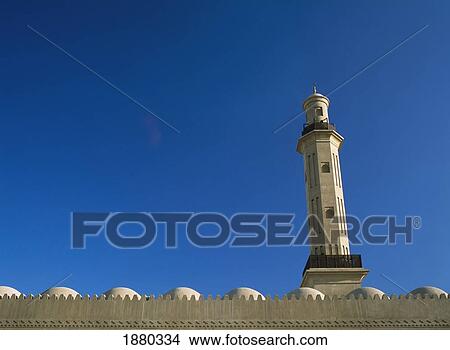 The Minaret Of The Grand Mosque View Large Photo Image Picture - The Minaret Of The Grand Mosque. Fotosearch
